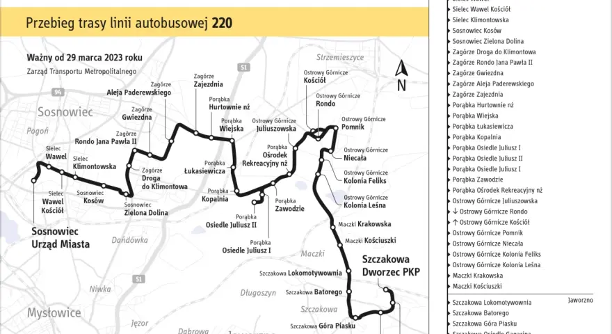 Autobus 220: Skąd odjeżdża? Pełna trasa i dojazd do metra