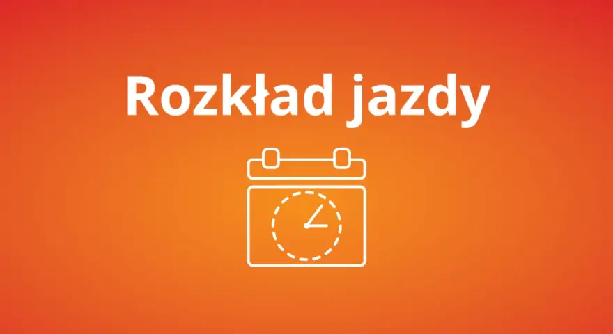 Białystok-Hajnowka rozkład jazdy. Ikona kalendarza z zegarem.