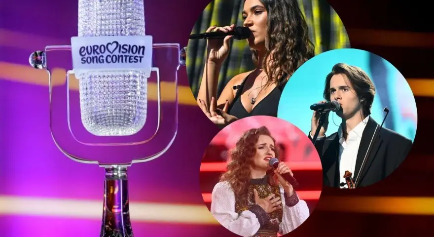 Krystalowy mikrofon Eurowizji i trójka artystów gotowych do występu. Kto wygra 13 maja?