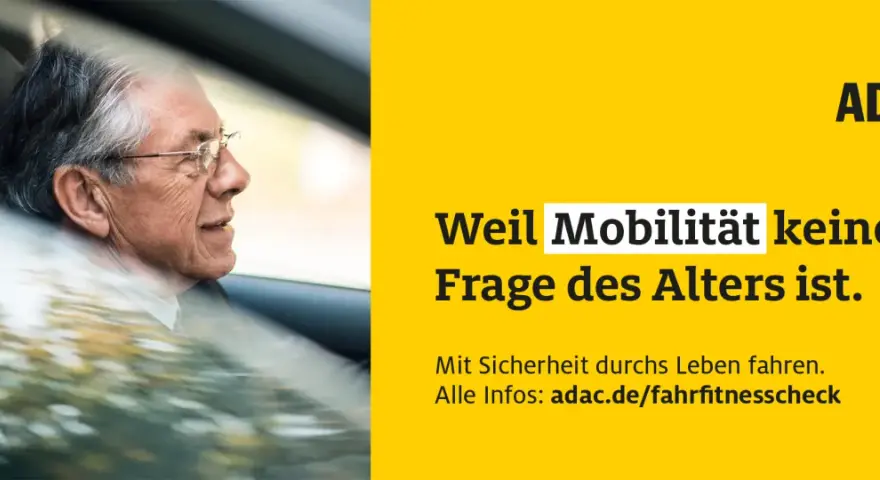 ADAC: Ältere Menschen am Steuer. Mobilität ist keine Frage des Alters. Infos zur Fahrtauglichkeit Senioren.