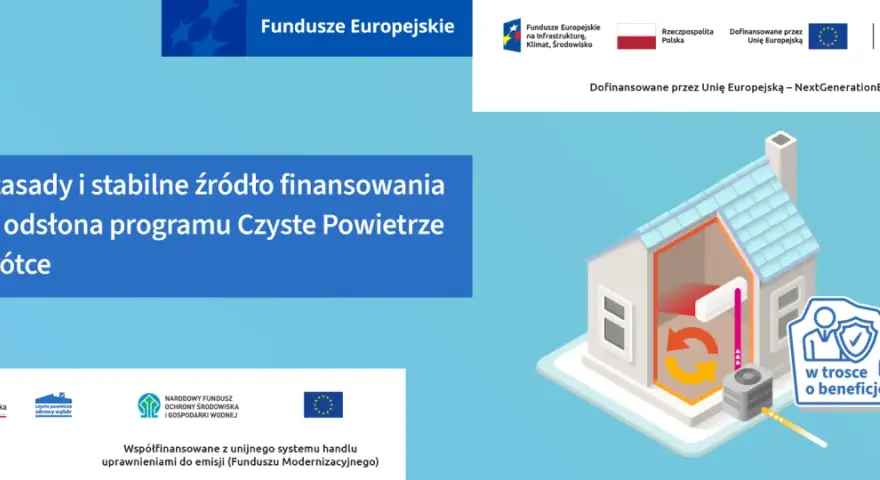 Nowa odsłona programu Czyste Powietrze już wkrótce! Jasne zasady i stabilne finansowanie dla beneficjentów.