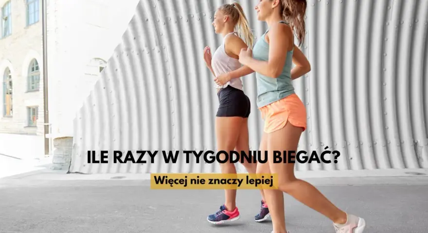 Dwie kobiety biegają, zastanawiając się, ile razy w tygodniu biegać. Więcej nie znaczy lepiej.