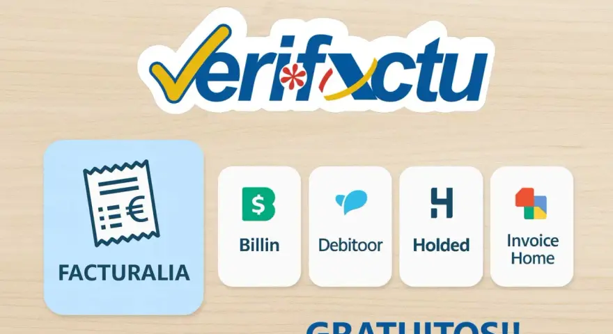VerifXctu: tu app para facturas gratis. Descubre Facturalia, Billin, Debitoor, Holded e Invoice Home. ¡Gratuitos!