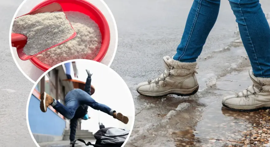 Czym posypać śliski chodnik, aby uniknąć upadków i kontuzji?