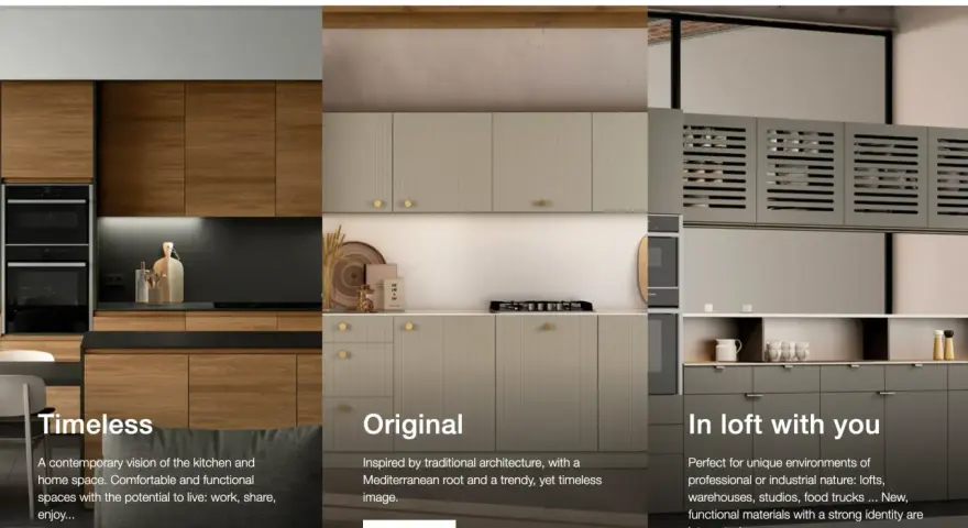 Muebles de cocina fabricantes: diseños modernos y funcionales. Explora colecciones atemporales, originales y de estilo loft.