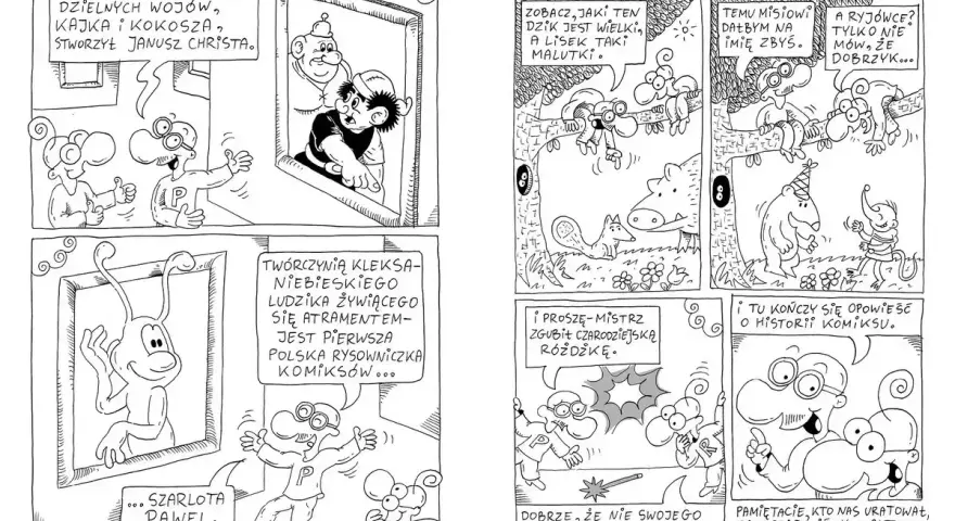 Jak narysować komiks? Bohaterowie z dziecięcych komiksów, jak Kajko i Kokosz, czy Kleks, inspirują do tworzenia własnych historii.