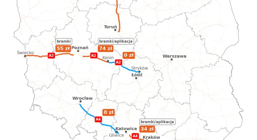 Płatności za autostrady w Polsce: e-TOLL, bramki, aplikacje przewodnik