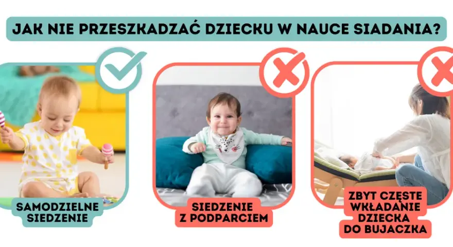 Kiedy dziecko siada? Etapy, porady i błędy rodziców