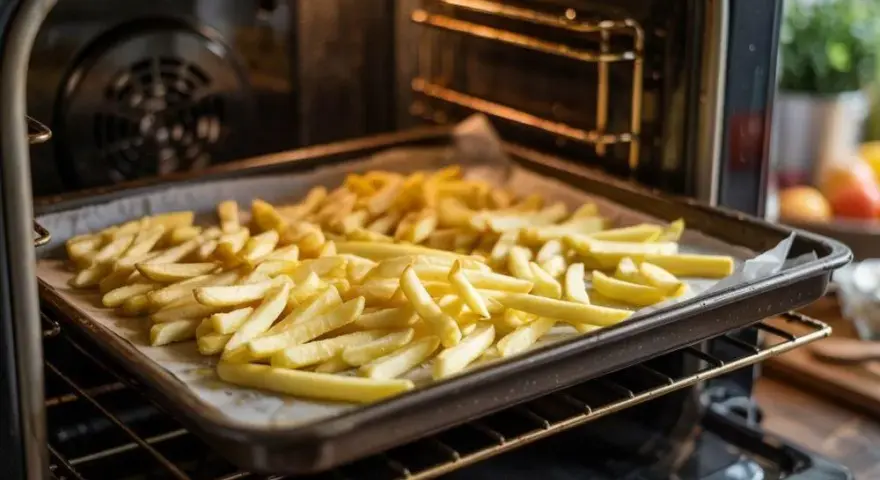 Jak idealnie piec mrożone frytki w piekarniku - czas i temperatura