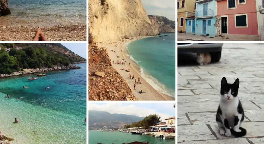 Wakacje na Lefkadzie: plaże, turkusowa woda, kolorowe domki i koty. Miasto Lefkada tętni życiem.