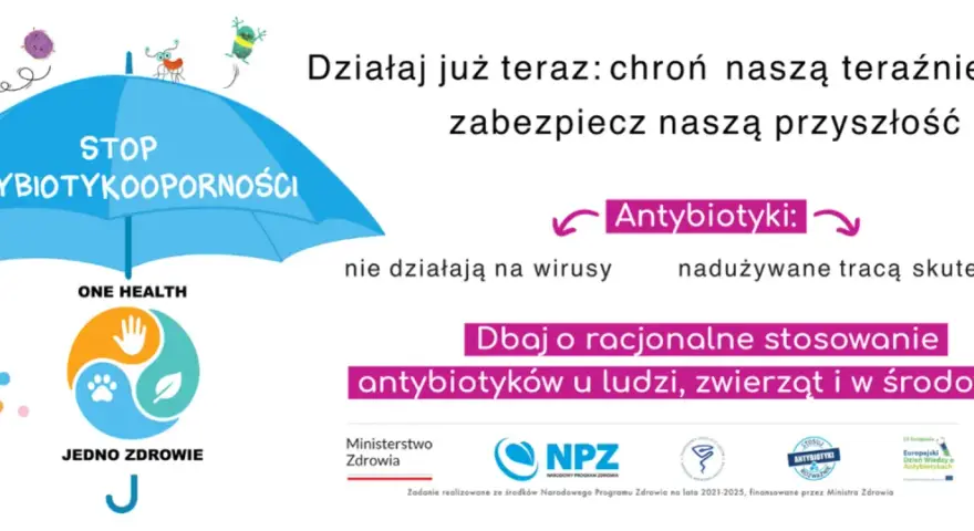 Antybiotyki nie działają na wirusy, więc na grypę ich się nie stosuje. Dbaj o racjonalne ich użycie.