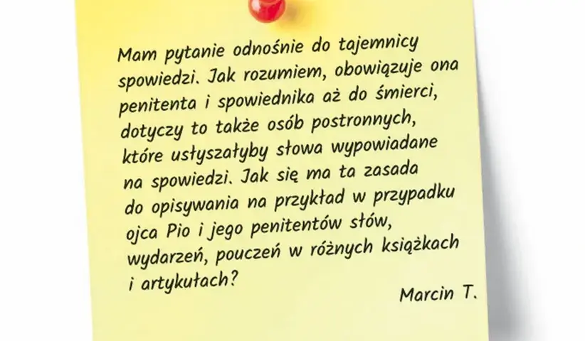 Tajemnica spowiedzi: czy naprawdę nie ma wyjątków?