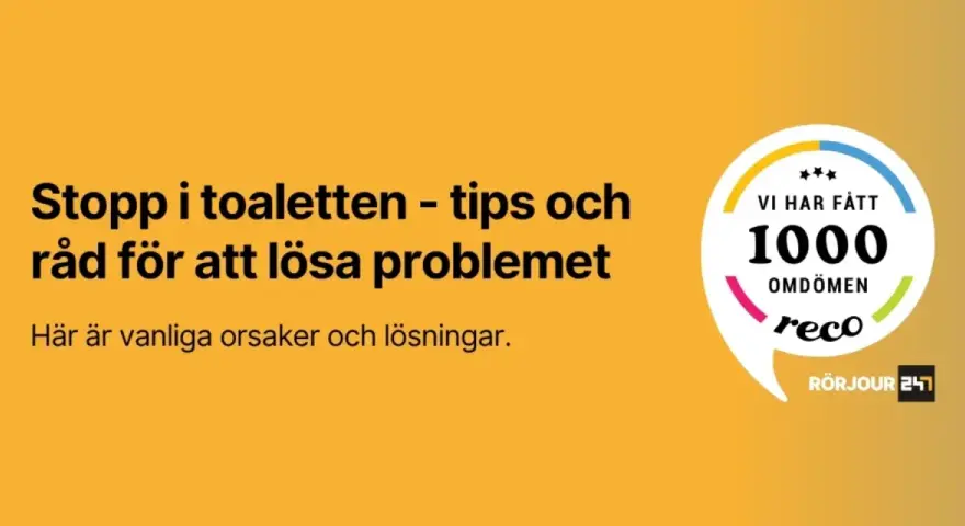Stopp i toaletten? Här finns tips och råd för att lösa problemet. Lär dig om vanliga orsaker och lösningar för att undvika höga kostnader.