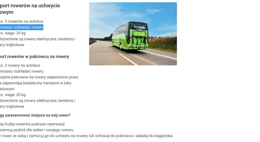 Transport roweru PKS i Flixbus: Jak to zrobić bez stresu?