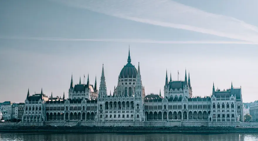 The Hungarian Parliament Building, a stunning landmark, is a must-see on any Budapest travel guide.