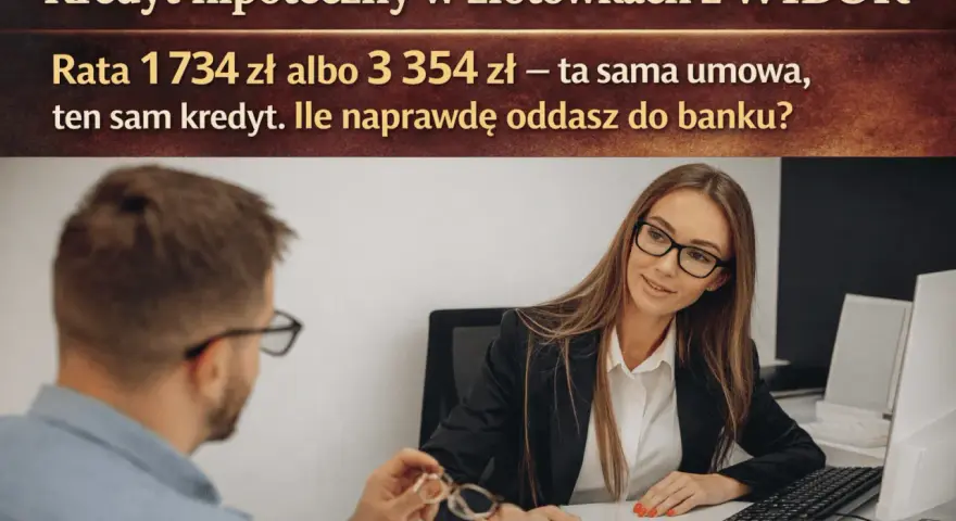 Kobieta i mężczyzna rozmawiają o kredycie hipotecznym z WIBOR. Czy wiesz, co to jest WIBOR i jak wpływa na ratę?