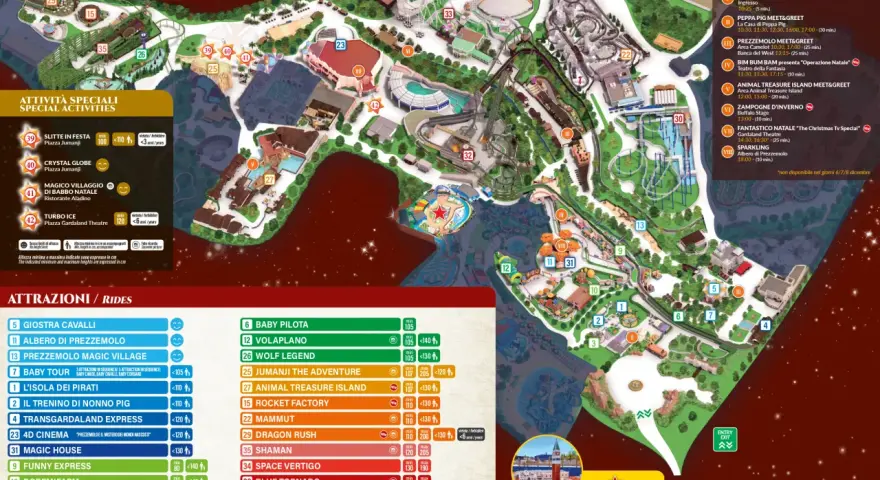 Gardaland mappa 2026: attrazioni, novità e segreti anti-coda