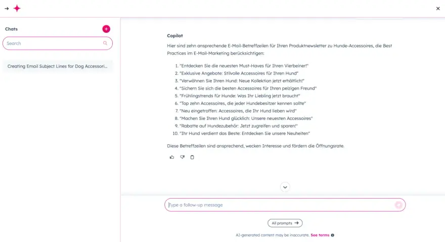Beispiele für E-Mail-Betreffzeilen für Hunde-Accessoires: 10 Ideen, die Interesse wecken und die Öffnungsrate steigern.
