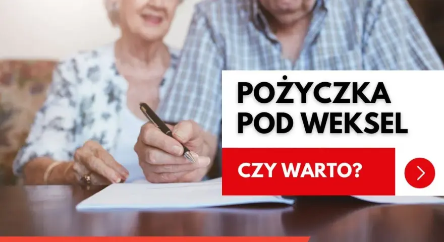 Starsza para podpisuje dokumenty. Pożyczka pod weksel od prywatnych inwestorów. Czy warto?