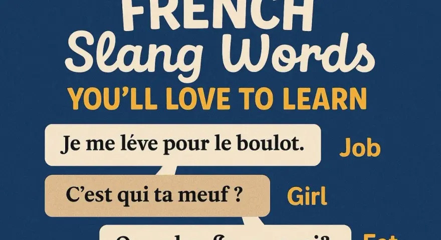 Aprende jerga francesa: "Je me lève pour le boulot" (trabajo), "¿C'est qui ta meuf?" (chica) y "On va bouffer ou quoi?" (comer).