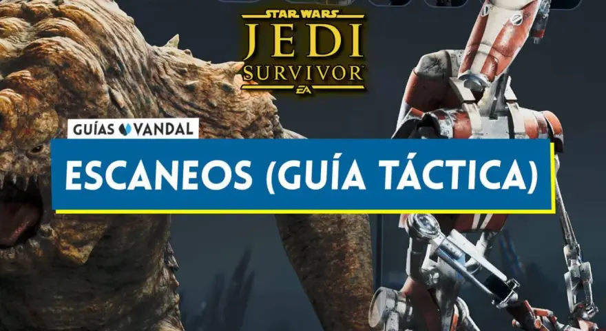 Guía táctica de escaneos en Jedi Survivor. Descubre cómo completar tu guía trofeos Jedi Survivor escaneando criaturas y droides.