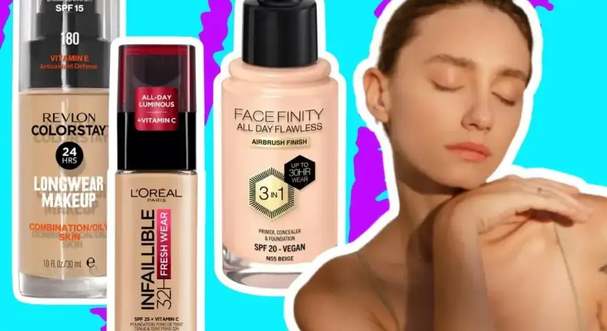 Podkład rozświetlający Rossmann: Revlon Colorstay, L'Oréal Infallible i Face Finity dla nieskazitelnej cery.