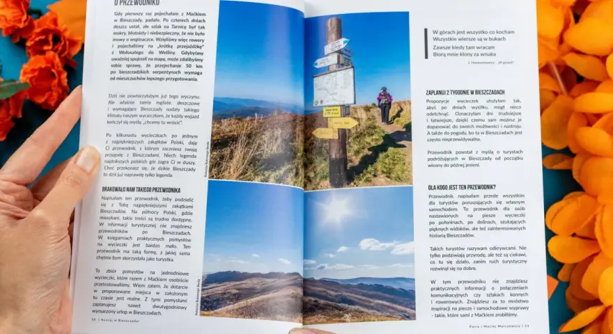 Gdzie w Bieszczady? Przewodnik po najpiękniejszych zakątkach Polski, idealny na piesze i samochodowe wyprawy.
