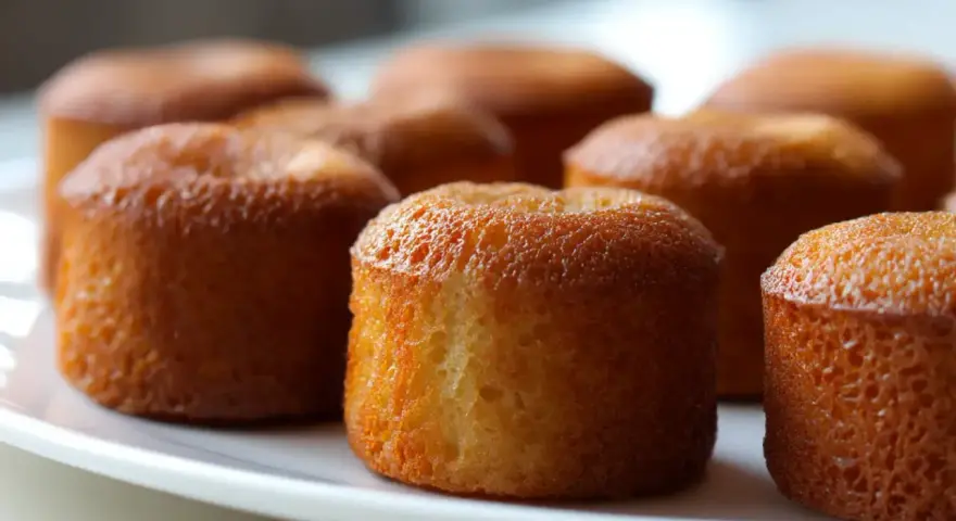 Petits financiers dorés, parfaits pour une recette de financier facile et gourmande.