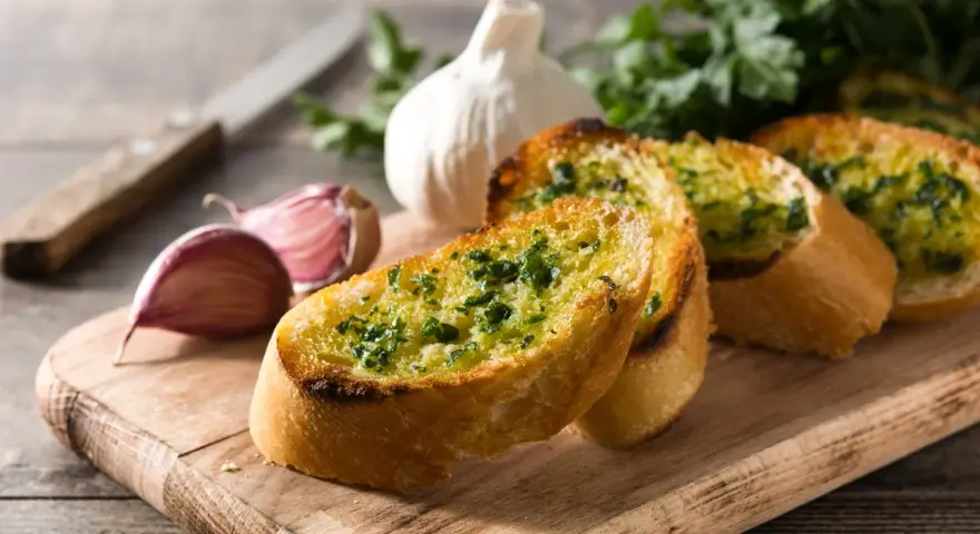Bułka czosnkowa: Ile kalorii? Od 280 do 700 kcal! Skład i dieta