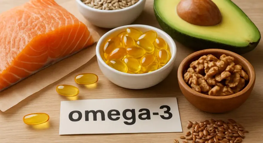 Łosoś, orzechy włoskie, siemię lniane, awokado i kapsułki – oto produkty, w czym jest omega 3.