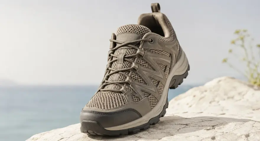Lekkie, przewiewne buty trekkingowe na lato, idealne na letnie wędrówki po górach i nie tylko.