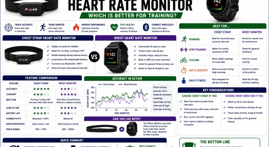 Chest strap heart rate monitors work by detecting electrical signals from the heart. They offer accurate data for serious training.