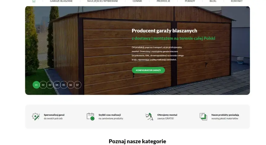 Dowiedz się, ile kosztuje pozwolenie na budowę garażu blaszanego. Strona oferuje konfigurator garaży i montaż.