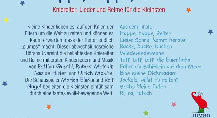 Hoppe Hoppe Reiter: Text, Geschichte & pädagogische Tipps