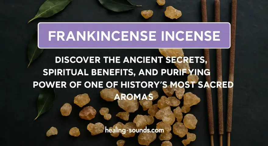 Frankincense incense, its ancient meaning, spiritual benefits, and purifying power. Discover the sacred aroma.