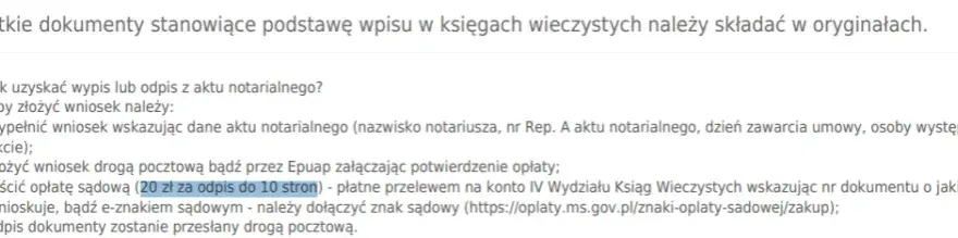 Ile kosztuje odpis aktu notarialnego? Cena, VAT i jak go zdobyć