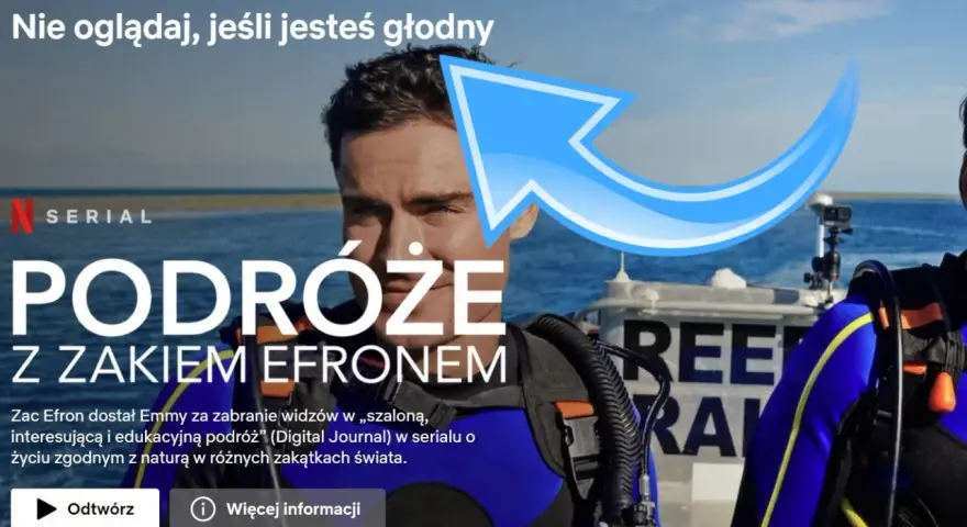 Zac Efron w serialu "Podróże z Zakiem Efronem" na Netflix. Odkryj fascynujące miejsca i poznaj ciekawe **kody Netflix** do odkrycia!