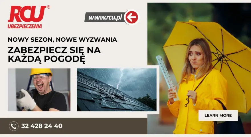 RCU Ubezpieczenia: zabezpiecz się na każdą pogodę. Zaufaj nam, a Twój dom będzie bezpieczny.
