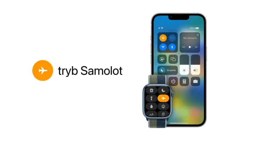 Ikona samolotu na ekranie iPhone'a i Apple Watch. Dowiedz się, jak wyłączyć tryb samolotowy w telefonie.