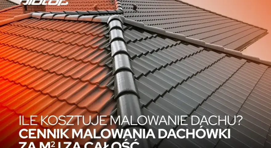 Ile kosztuje malowanie dachu? Sprawdź cennik malowania dachówki za m² i za całość. Odśwież swój dach!