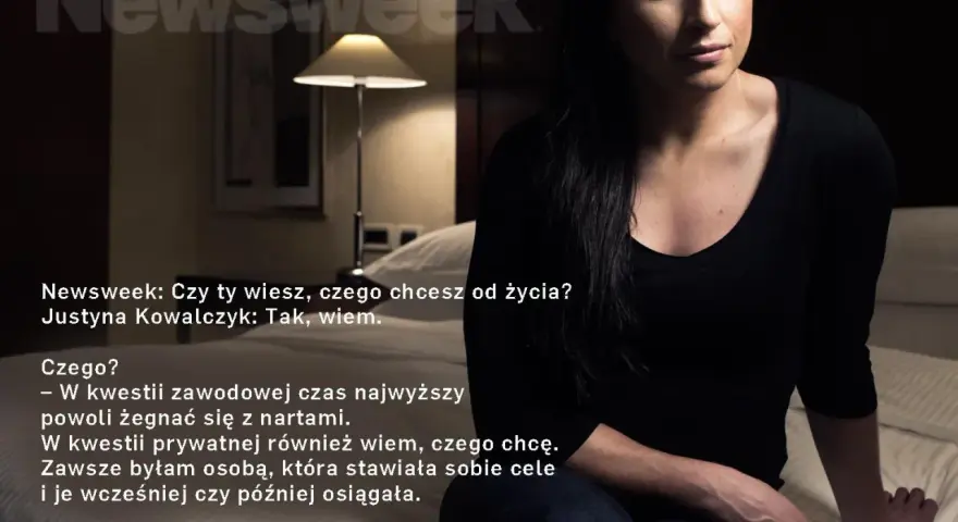Justyna Kowalczyk w wywiadzie dla Newsweeka o swoich celach i walce z depresją.
