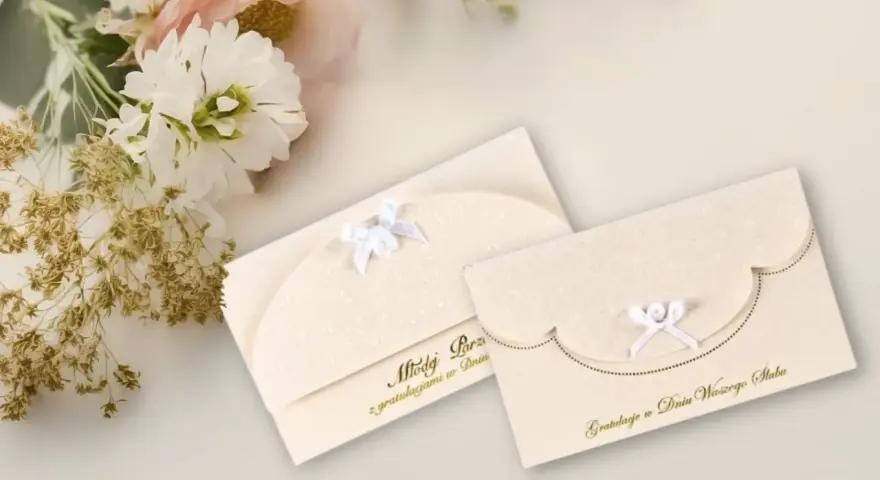 Eleganckie zaproszenia premium: subtelna różnica między drukiem cyfrowym a letterpressem. Kwiaty podkreślają ich wyjątkowość.