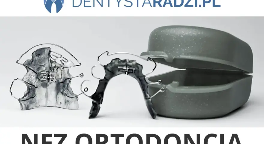 Aparaty ortodontyczne i pudełko. Czy do ortodonty potrzebne jest skierowanie? NFZ ortodoncja.