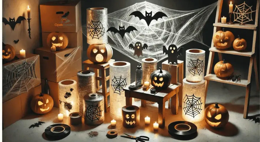 Straszne dynie, pajęczyny i duchy tworzą magiczną atmosferę. Zobacz, jakie **ozdoby na Halloween DIY** można stworzyć!