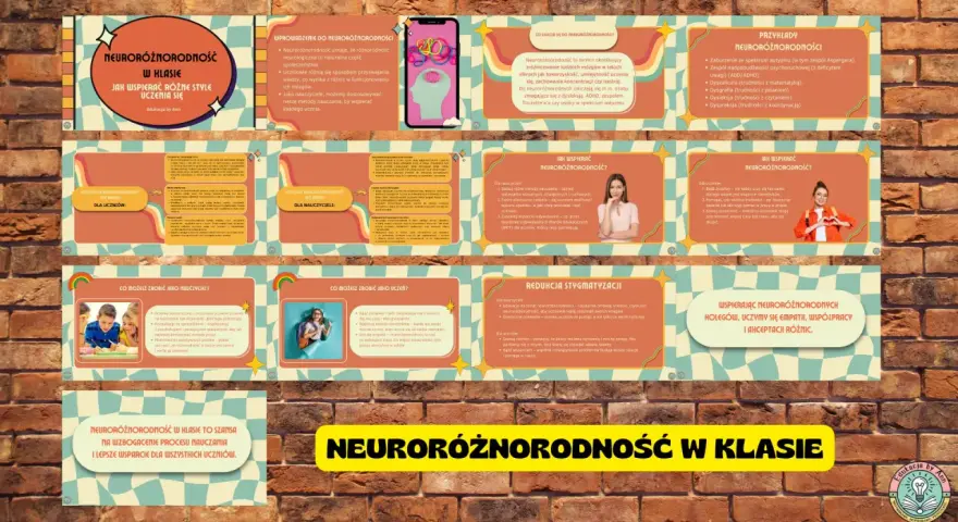 Neuroróżnorodność w klasie: jak wspierać różne style uczenia się. Materiał edukacyjny dla nauczycieli i uczniów.