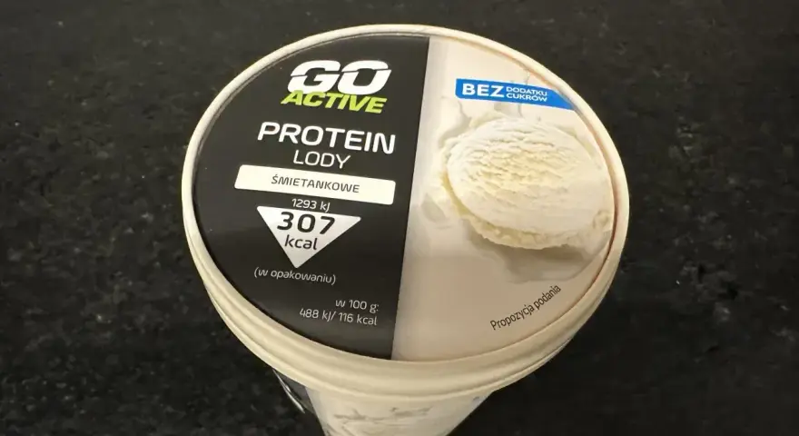 Lody proteinowe Gelatelli śmietankowe bez dodatku cukrów. Gdzie kupić? 307 kcal w opakowaniu.