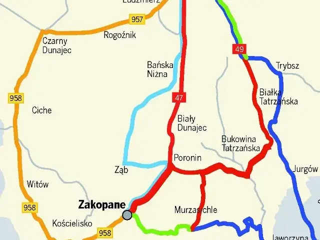 Najlepsza trasa do Zakopanego: uniknij korków i wybierz komfortową drogę