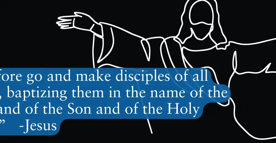 Jesus commands baptism as a key step in making disciples, highlighting its importance.