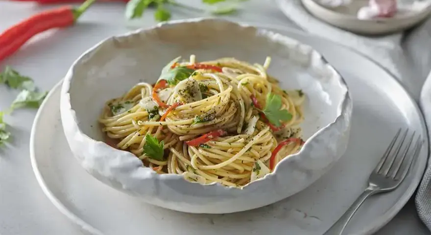 Proste spaghetti z chili – szybki przepis na pyszne danie z czosnkiem