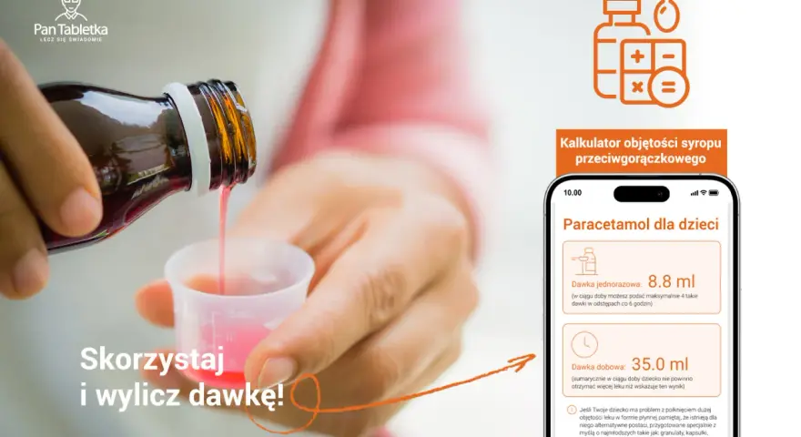 Kalkulator dawkowania syropu przeciwgorączkowego dla dzieci. Nurofen Forte dla dzieci dawkowanie na kg obliczysz łatwo.